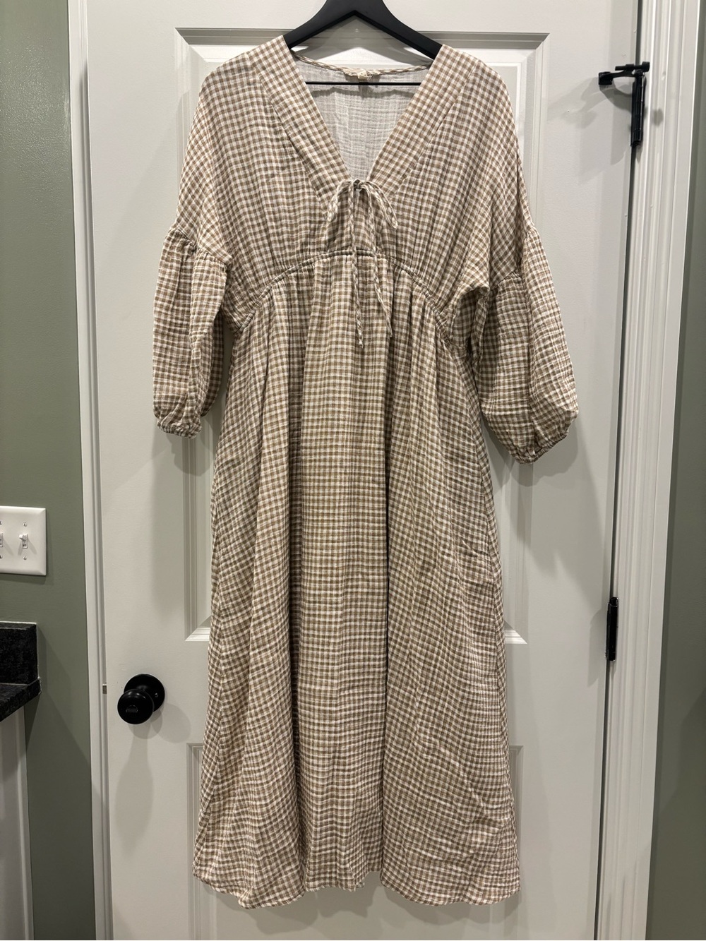 Worth Collective Hunter 100% Cotton Bump Friendly Dress EUC - Picture 2 of 5